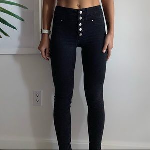 Abercrombie High Waisted Skinny Jeans